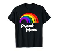 Proud Mum LGBT Gay Pride Month Rainbow Flag Equality T-Shirt