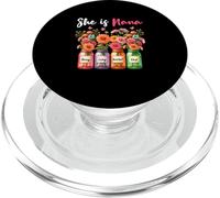 Proud Nana Loving Strong Beautiful Kind Mother's Day Floral PopSockets PopGrip for MagSafe
