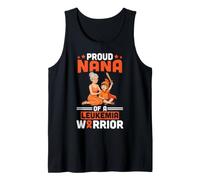 Proud Nana of A Leukemia Warrior Cancer Supporting Grandson Tank Top