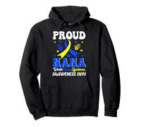 Proud Nana Worlds Down Syndrome Awareness Day Family Lover Pullover Hoodie