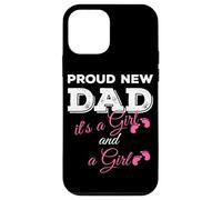 Proud New Dad it's a Girl and Girl Twin Girls Daddy Case for iPhone 12 mini