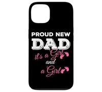 Proud New Dad it's a Girl and Girl Twin Girls Daddy Case for iPhone 13