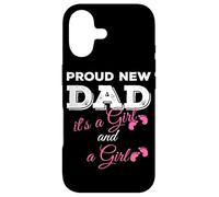 Proud New Dad it's a Girl and Girl Twin Girls Daddy Case for iPhone 17