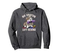 Proud No Crayon Left Behind Officer Crew Military Corps Dad Pullover Hoodie