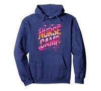 Proud NURSE CAMP Nursing School Drip Life Wellness Day Crew Pullover Hoodie