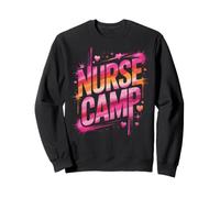 Proud NURSE CAMP Nursing School Drip Life Wellness Day Crew Sweatshirt