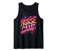 Proud Nurse Camp Nursing School Drip Life Wellness Day Crew Tank Top