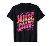 Proud Nurse Camp Nursing School Drip Life Wellness Day Crew Value Graphic T-Shirt