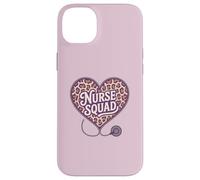 Proud NURSE SQUAD Valentine Heart Nursing School Life ER RN Case for iPhone 14 Plus