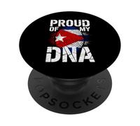 Proud Of My DNA Cuban Roots Heritage Cuba PopSockets Adhesive PopGrip