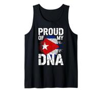 Proud of My DNA Cuban Roots Heritage Cuba Tank Top