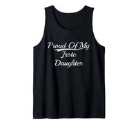 Proud of My JROTC Daughter Vintage Varsity Classic Tank Top