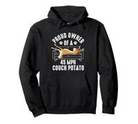 Proud Owner Of A 45 MPH Couch Potato - Greyhound Dog Pullover Hoodie