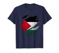 Proud Palestinian Shirts VintageTorn Ripped Palestine Flag T-Shirt