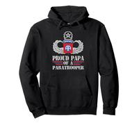 Proud Papa Of 82nd Airborne Division Veteran Paratrooper Pullover Hoodie