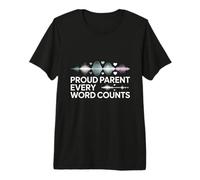 Proud Parent Every Word Counts Speech Therapy Premium T-Shirt