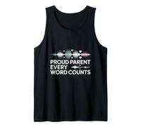 Proud Parent Every Word Counts Speech Therapy Tank Top