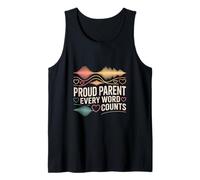 Proud Parent Every Word Counts Speech Therapy Tank Top
