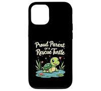 Proud Parent of a Rescue Turtle Cute Animal Lover Case for iPhone 12/12 Pro