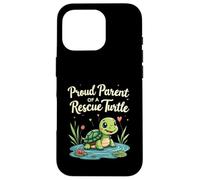 Proud Parent of a Rescue Turtle Cute Animal Lover Case for iPhone 16 Pro