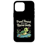 Proud Parent of a Rescue Turtle Cute Animal Lover Case for iPhone 16 Pro Max