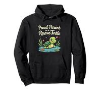 Proud Parent of a Rescue Turtle Cute Animal Lover Pullover Hoodie