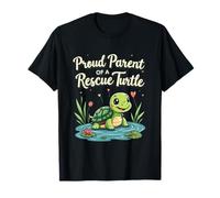 Proud Parent of a Rescue Turtle Cute Animal Lover T-Shirt