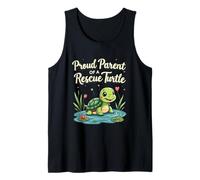Proud Parent of a Rescue Turtle Cute Animal Lover Tank Top