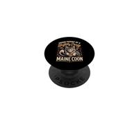 Proud Parent of a Slightly Crazy Maine Coon Cat Lover PopSockets Adhesive PopGrip