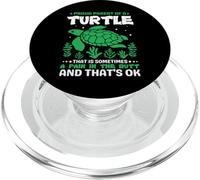 Proud Parent Of A Turtle That Is Sometimes | Tortoise Turtle PopSockets PopGrip for MagSafe