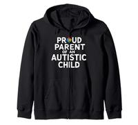 Proud Parent Of An Autistic Child Zip Hoodie