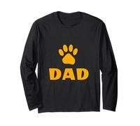 Proud Pet Dad Paw Print Father's Day Long Sleeve T-Shirt