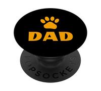 Proud Pet Dad Paw Print Father's Day PopSockets Adhesive PopGrip