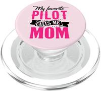 Proud Pilot Mom Pilot's Mom Gift Fly Aviation Gift for Her PopSockets PopGrip for MagSafe