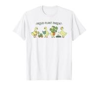Proud Plant Parent Funny Goose Gardeningq T-Shirt