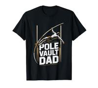 Proud Pole Vault Dad Supporting Athlete Track Field Parent T-Shirt