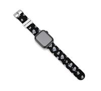 Proud Police Mom U.S. Flag Silicone Watch Strap 38mm 40mm 42mm 44mm Quick Release Compatible with IWatch Series 10 9 Ultra 8 7 6 5 4 3 2 1 SE