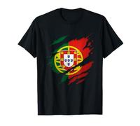 Proud Portuguese Shirts | Torn Ripped Portugal Flag T-Shirt