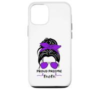 Proud Preemie Mom Design - Tiny Miracle Journey Strong Love Case for iPhone 12/12 Pro