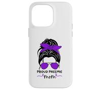 Proud Preemie Mom Design - Tiny Miracle Journey Strong Love Case for iPhone 14 Pro Max