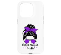 Proud Preemie Mom Design - Tiny Miracle Journey Strong Love Case for iPhone 15 Pro