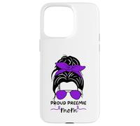 Proud Preemie Mom Design - Tiny Miracle Journey Strong Love Case for iPhone 15 Pro Max