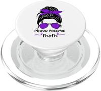 Proud Preemie Mom Design - Tiny Miracle Journey Strong Love PopSockets PopGrip for MagSafe