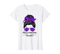 Proud Preemie Mom Design - Tiny Miracle Journey Strong Love T-Shirt