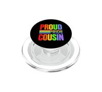 Proud Pride Cousin Rainbow Gay Lesbian Child Love & Support PopSockets PopGrip for MagSafe
