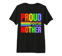 Proud Pride Mother Rainbow Gay Lesbian Child Love & Support Premium T-Shirt