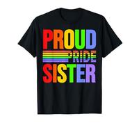 Proud Pride Sister Rainbow Gay Lesbian Child Love & Support T-Shirt