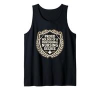 Proud Professional Nurse Degree Holder RN Nursing Graduation Tank Top