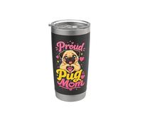 Proud Pug Mom - Pug Mama Stainless Steel Insulated Tumbler