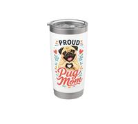 Proud Pug Mom - Pug Mama Stainless Steel Insulated Tumbler